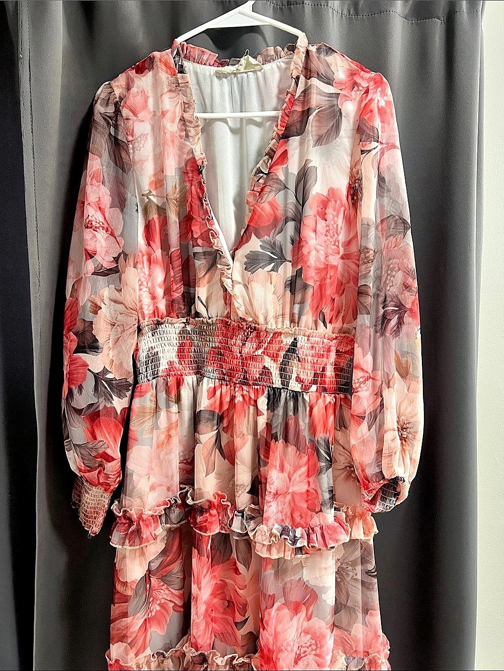 Floral Maxi Dress Size Large